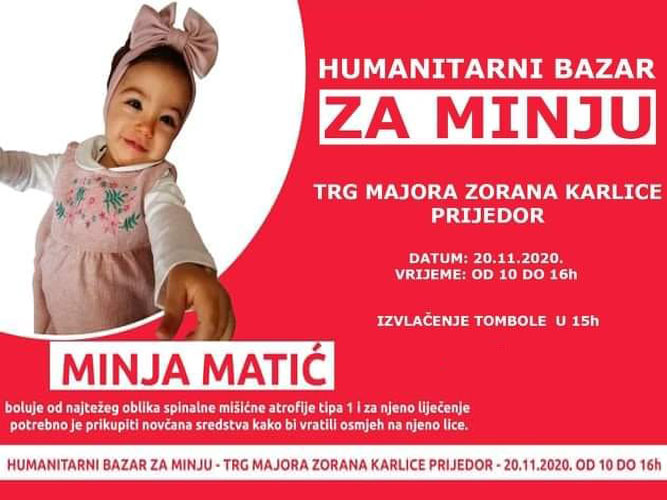 Sutra “Humanitarni bazar za Minju”