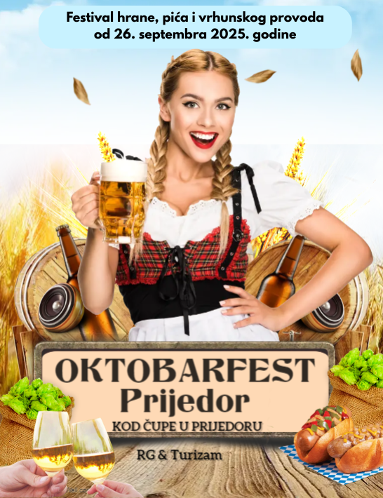 “Mali oktobarfest” u Prijedoru od 26. septembra