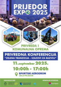 Sutra Sajam komunalne opreme i prateće industrije “EXPO Prijedor 2025”