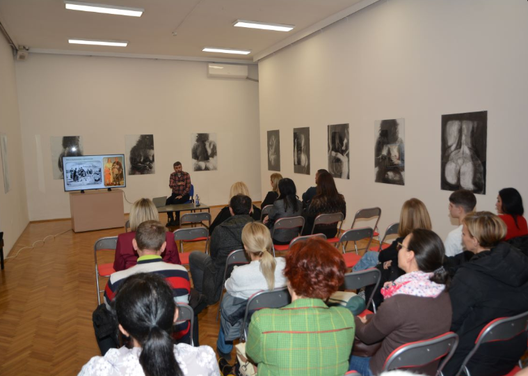 U prijedorskom Muzeju Kozare održano predavanje o zloupotrebi arheologije za vrijeme nacističke okupacije Srbije U prijedorskom Muzeju Kozare održano predavanje o zloupotrebi arheologije za vrijeme nacističke okupacije Srbije