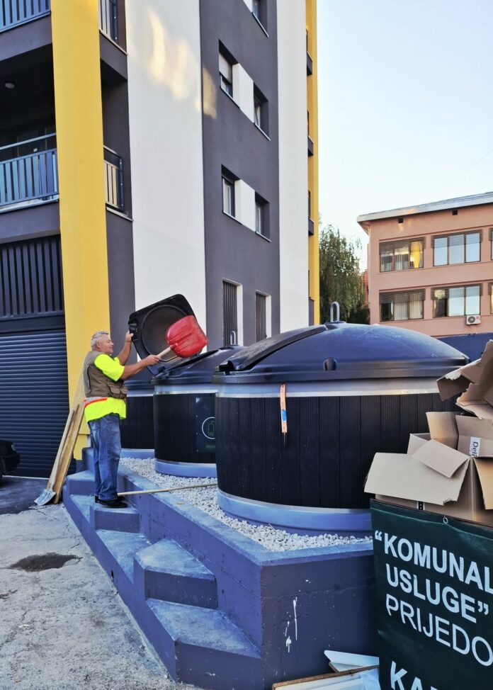 Za polupodzemne kontejnere 140.000 KM Za polupodzemne kontejnere 140.000 KM