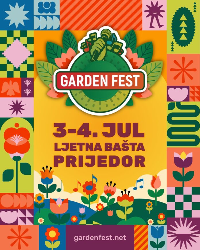 Garden Fest 2026 stiže u Prijedor 3. i 4. jula