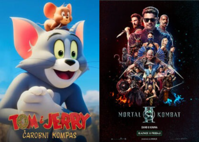 Filmovi “Tom i Džeri: Zabranjeni kompas” i “Mortal Kombat II” na repertoaru kina “Kozara”