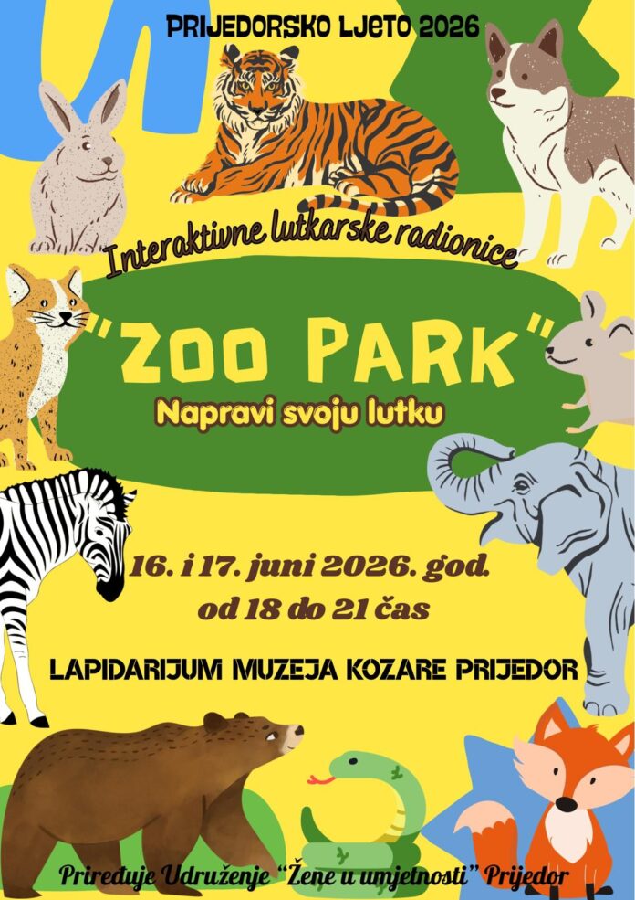 “ZOO PARK“ u Prijedoru donosi bajkoviti svijet životinja i lutkarsku čaroliju