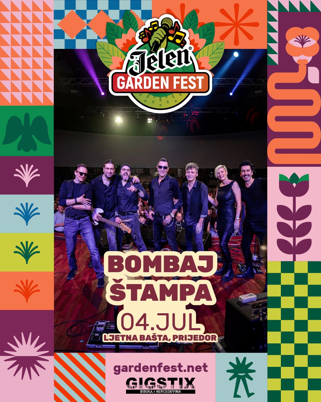 Bezvremenski hitovi i vrhunska atmosfera: Bombaj Štampa dolazi na Jelen Garden Fest Bezvremenski hitovi i vrhunska atmosfera: Bombaj Štampa dolazi na Jelen Garden Fest