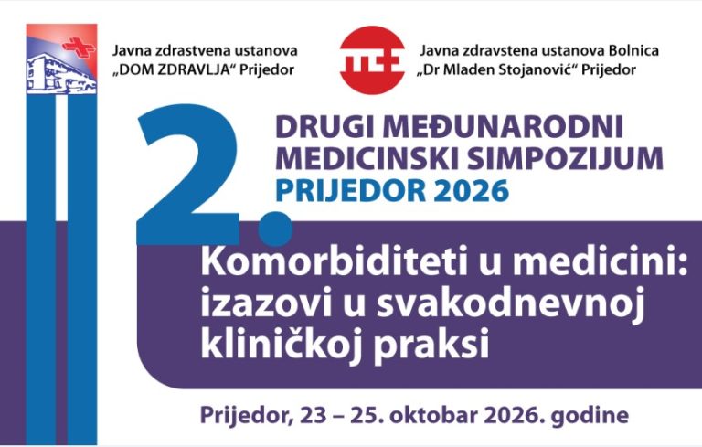 Drugi međunarodni medicinski simpozijum od 23. do 25. oktobra Drugi međunarodni medicinski simpozijum od 23. do 25. oktobra