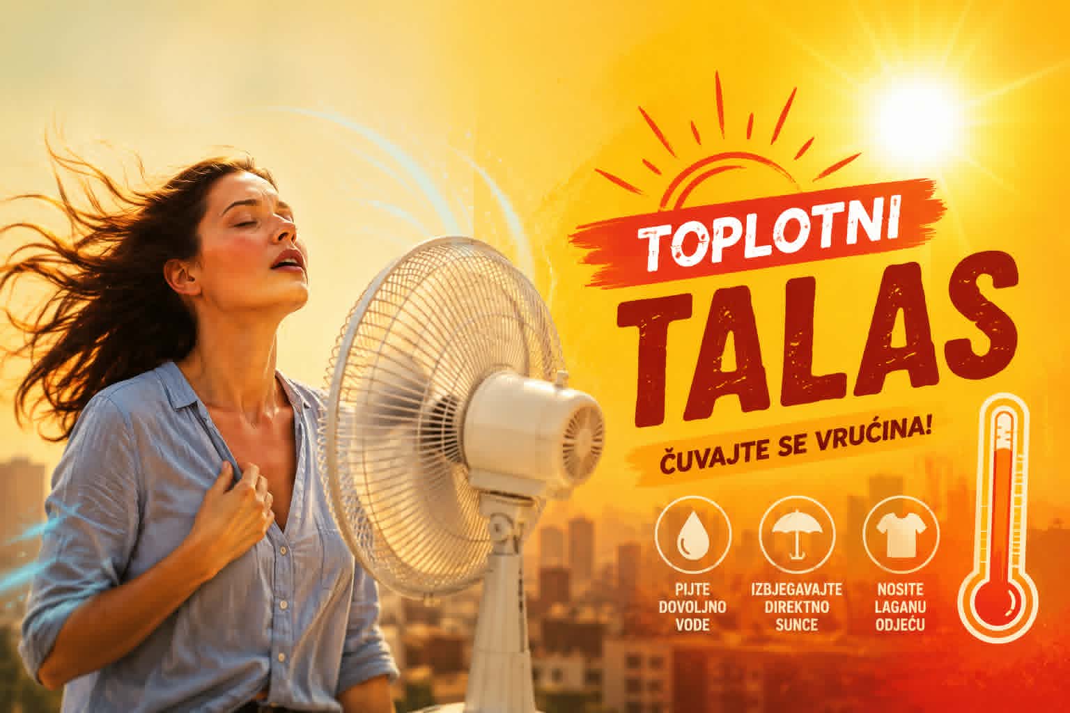 Institut za javno zdravstvo: Preporuke građanima povodom toplotnog talasa Institut za javno zdravstvo: Preporuke građanima povodom toplotnog talasa