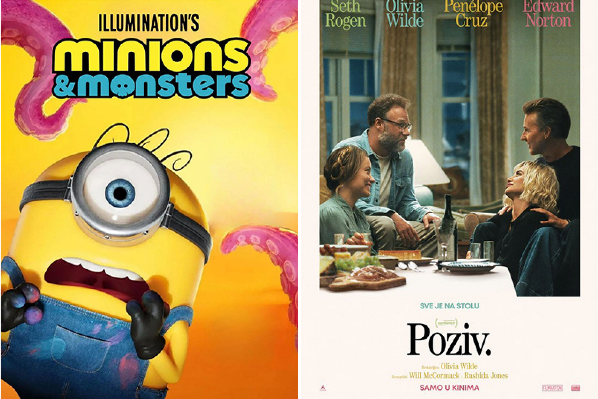 Na repertoaru kina “Kozara” od 02. do 08. jula filmovi Minions&Monsters i The Invite