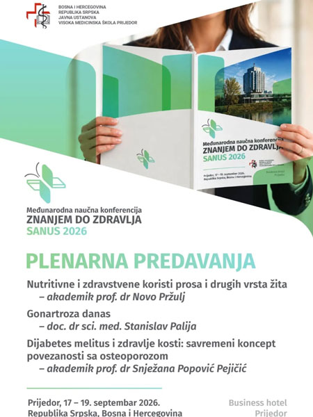Naučna konferencija “Znanjem do zdravlja” od 17. do 19. septembra
