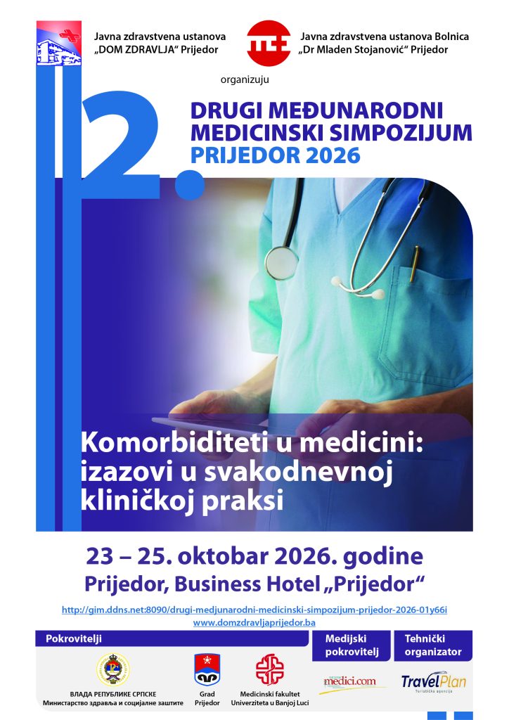 Od 23. oktobra Međunarodni medicinski simpozijum u Prijedoru